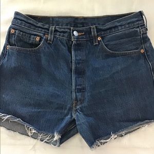 Levi’s 501’s Denim Cutoffs 34